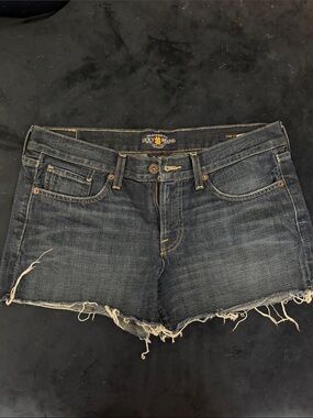 Lucky Brand Denim Cutoff Shorts in Dark Blue